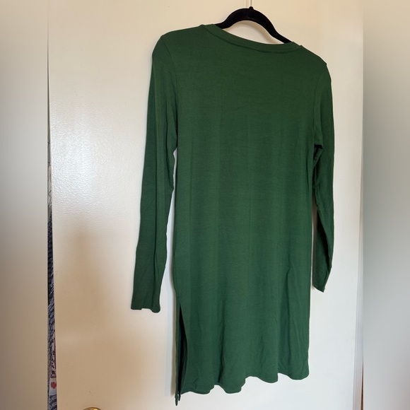 Eileen Fisher Deep Green Hemlock Roundneck Tunic in Size XS - Picture 5 of 6